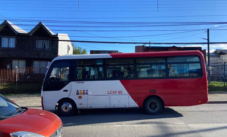 Aumento de $10 en pasajes de transporte público en Castro y Quellón