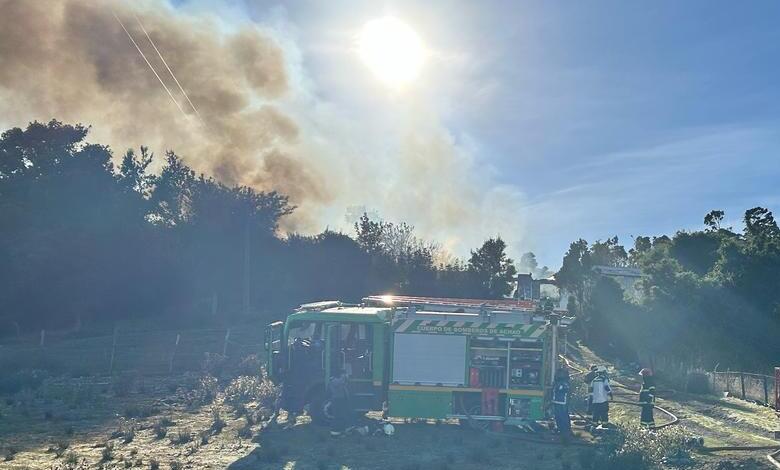 Incendio en Villa Quinchao deja mujer damnificada