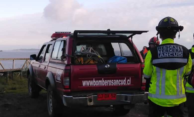 Operativo de rescate en Ancud por hallazgo de cadáver