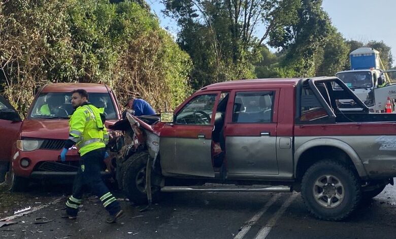 Accidente en Pilluco deja tres heridos