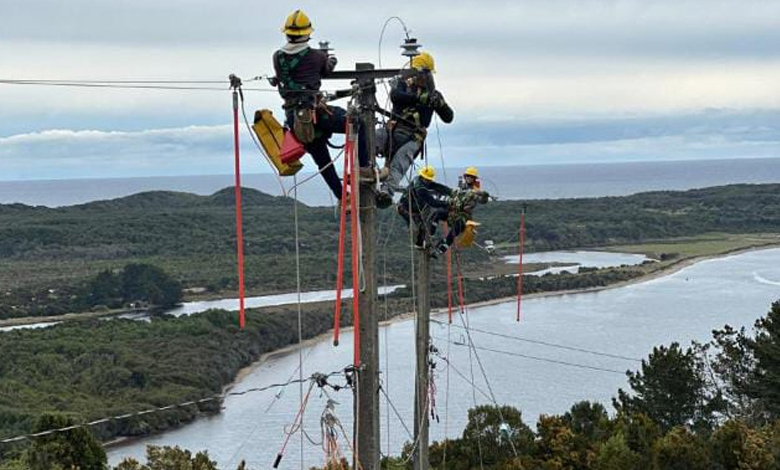Saesa prepara medidas ante fuertes lluvias en Chiloé