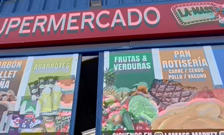 Roban supermercado 'La Mass' en sector alto de Castro