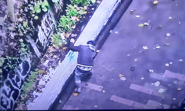 Detenido por rayados en escalera Rancagua deberá pintarla