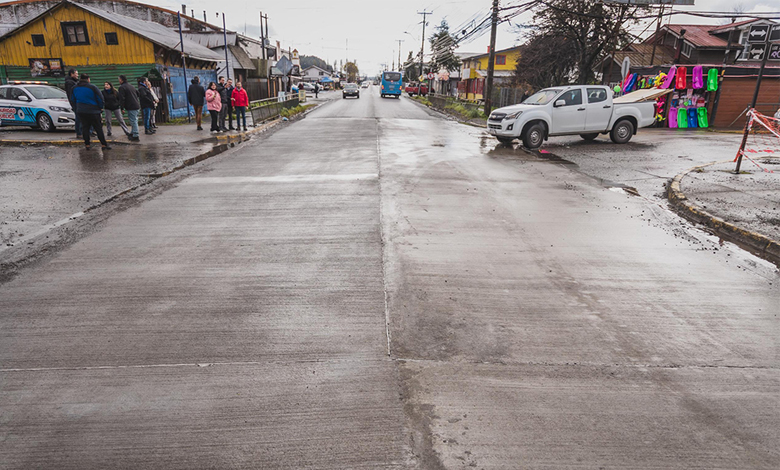 Reparación de calles en 8 puntos de Alerce