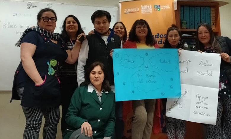 Docentes de Curaco de Vélez en jornada de autocuidado