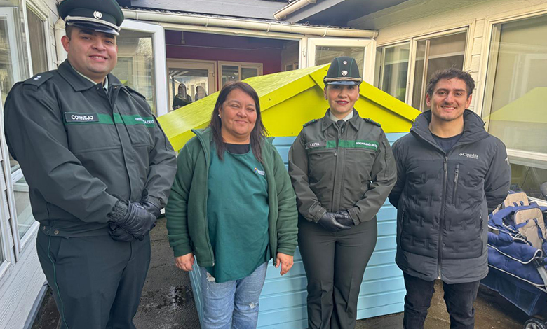 Gendarmería de Chile dona módulos educativos a Jardín Infantil