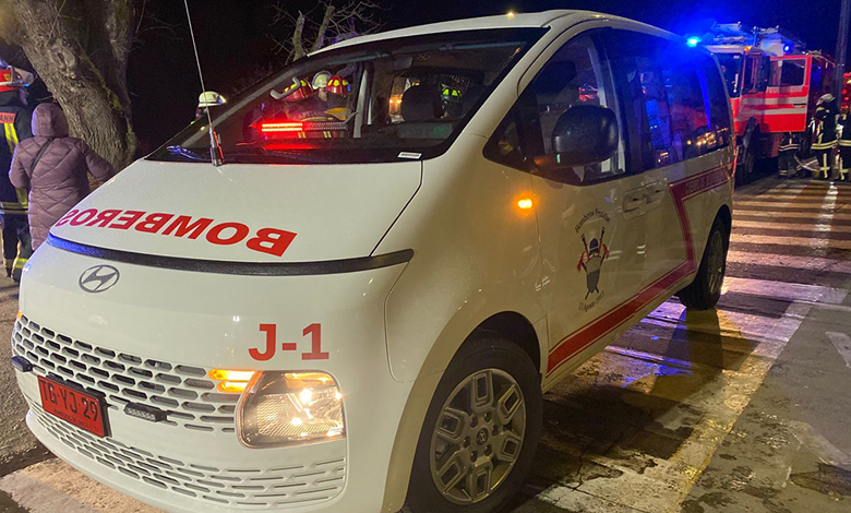 Entrega de furgón al Cuerpo de Bomberos de Frutillar