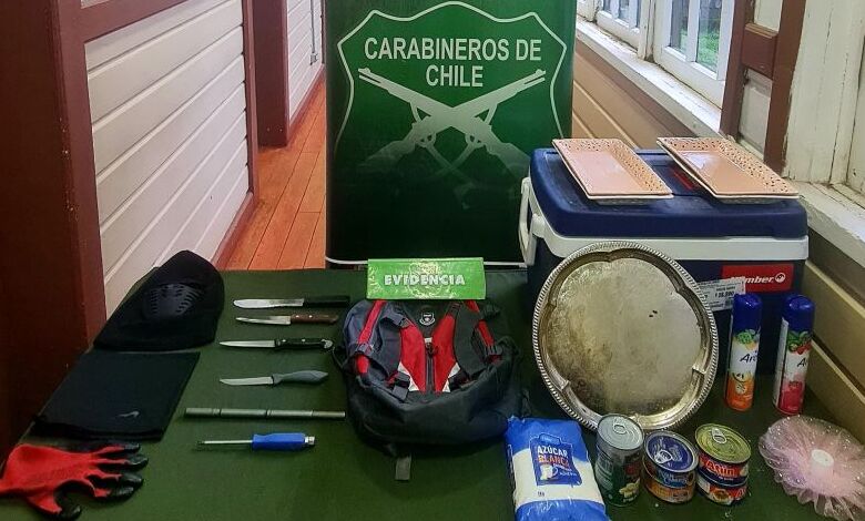 Cinco detenidos por robos en Ancud