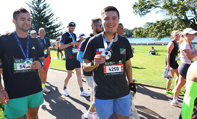 Felipe Miranda, atleta ancuditano, destaca en maratón de Sidney