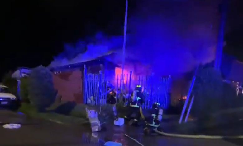 Incendio en Castro deja una persona herida